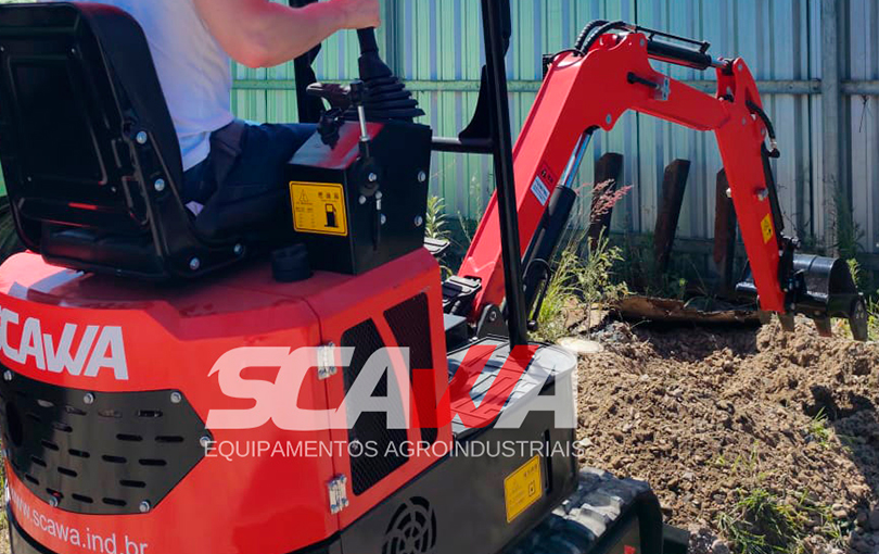 Mini escavadeiras: descubra como performar em áreas pequenas de construção